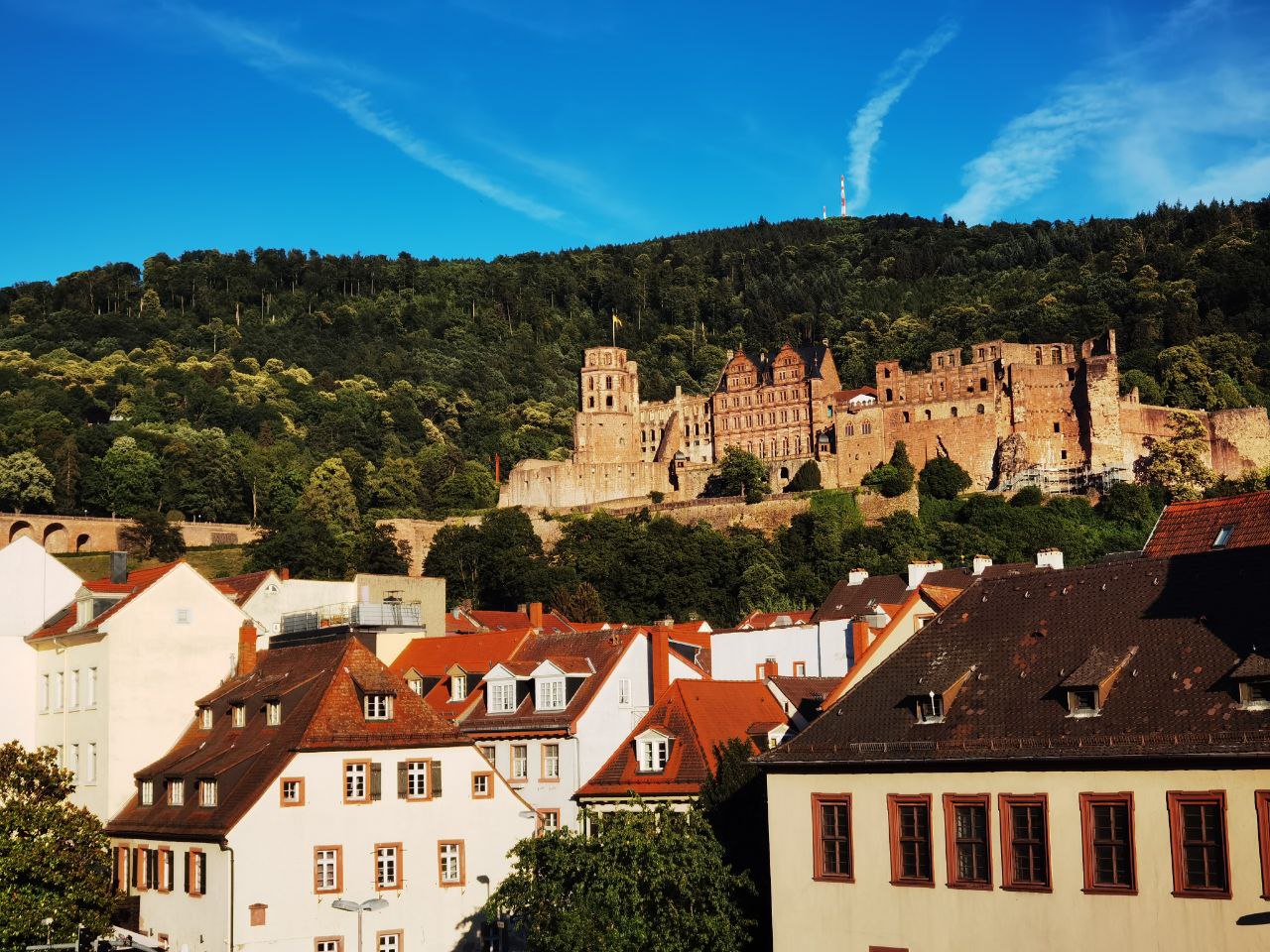 A panorama image taken in Heidelberg, Germany